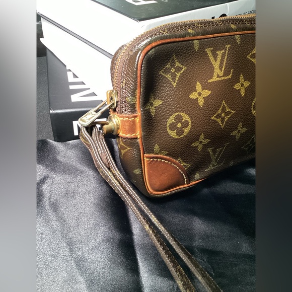 LOUIS VUITTON Monogram Marly Dragonne Clutch/ Wristlet - Picture 4 of 9